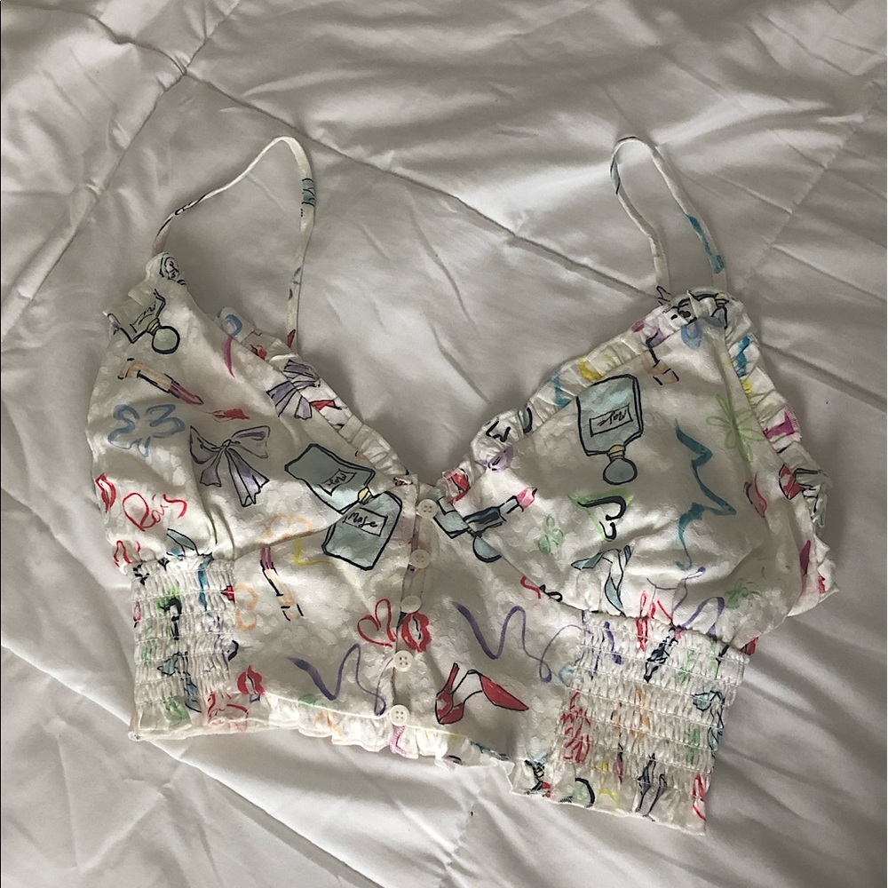 *FINAL* NWOT Maje graphic print top size S